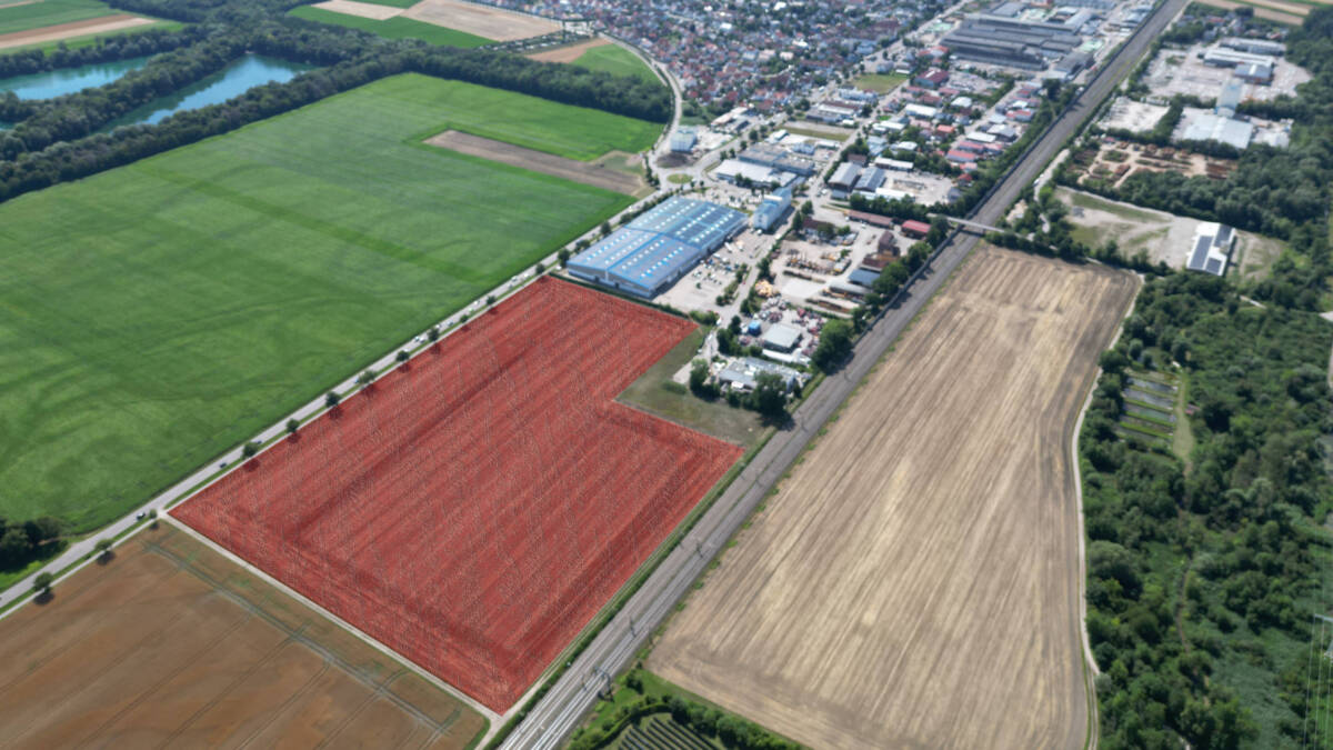 Luftbild Gewerbegebiet Lindenau
