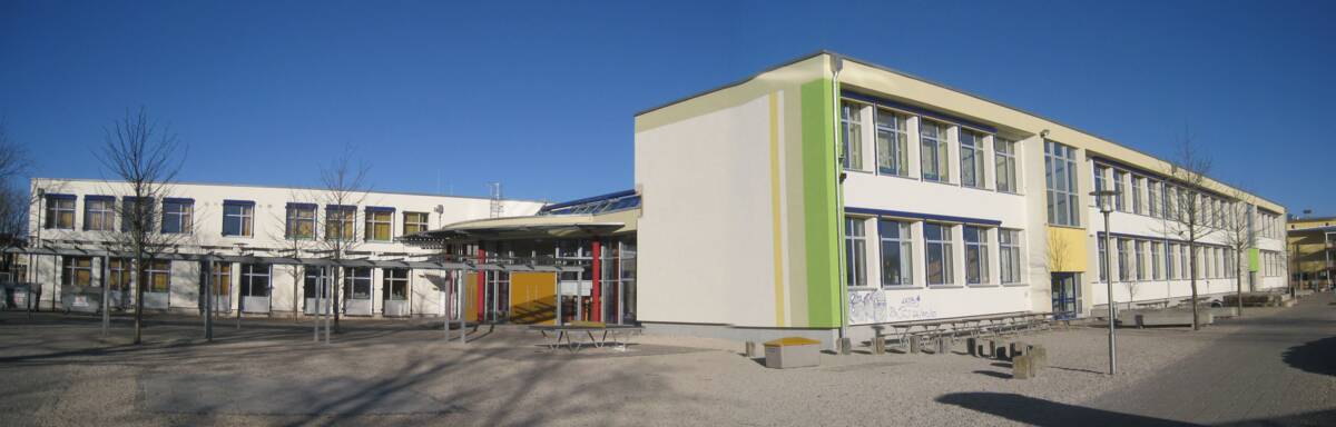Panoramaaufnahme Grund- und Mittelschule Kissing