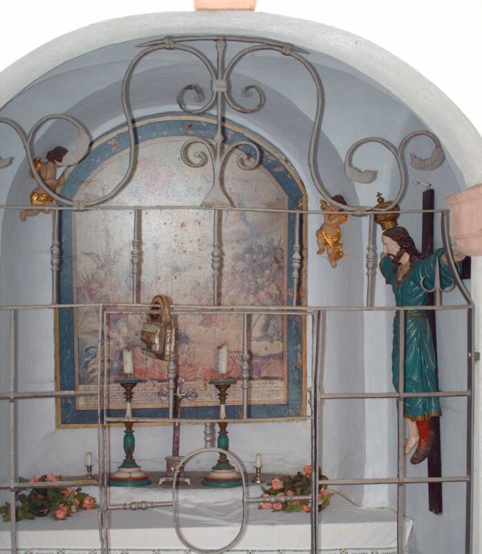 Innenansicht Kapelle der Sieben Zufluchten