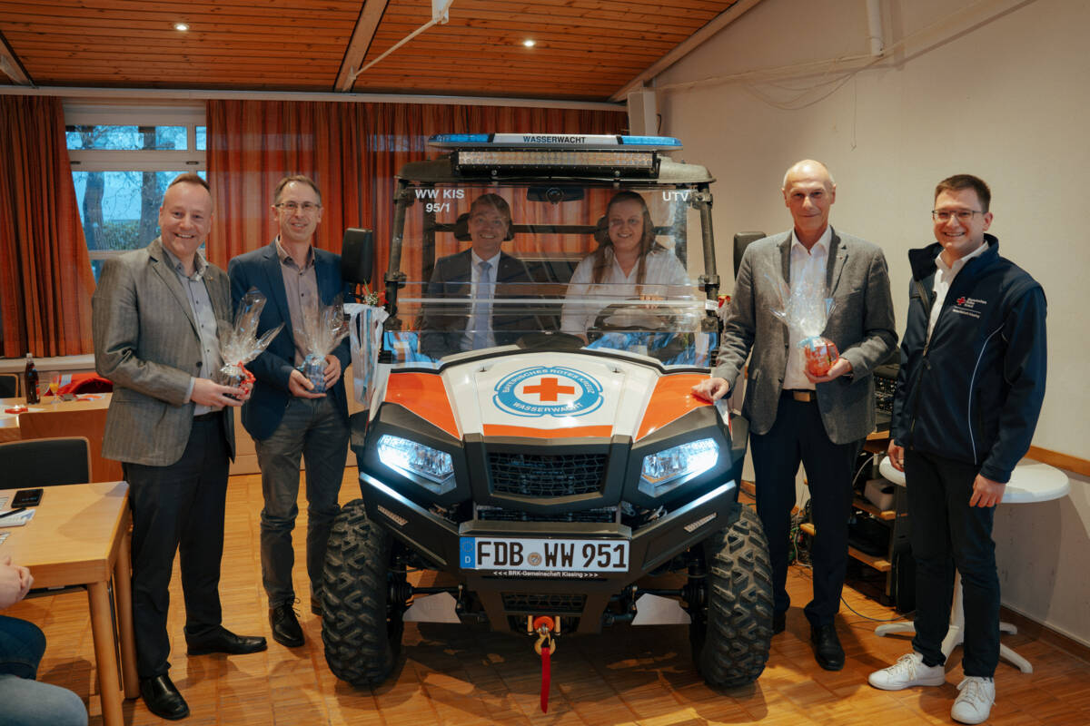 Spendenübergabe UTV an BRK-Gemeinschaft Kissing